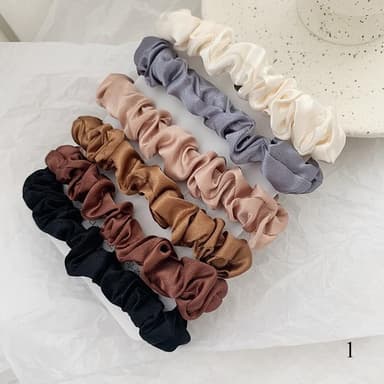 Scrunchies 6-pack Flerfärgad