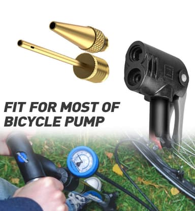 Cykelventiladapter för luftpump / Sats med 15 delar