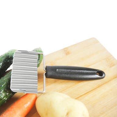 Potatisskärare för vågiga pommes frites Silver