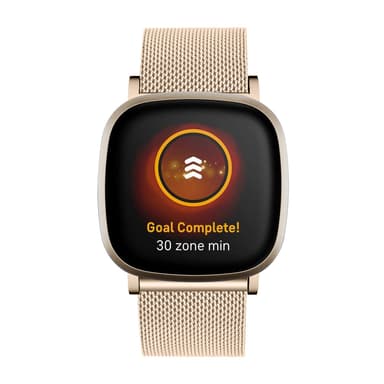 Fitbit Versa 3 / Sense armband Rostfritt stål Guld