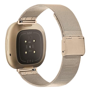 Fitbit Versa 3 / Sense armband Rostfritt stål Guld