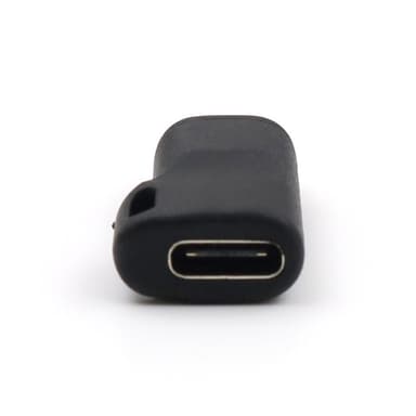 USB-C adapter för laddning av Garmin-klocka Svart