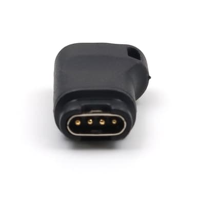 USB-C adapter för laddning av Garmin-klocka Svart