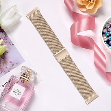 Fitbit Versa 3 / Sense armband Rostfritt stål Guld