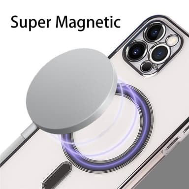 Mobilfodral MagSafe Laddningsstöd Röd iPhone 12