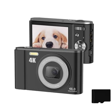 Digitalkamera 4K 48MP 16 x zoom 2,8-tumsskärm