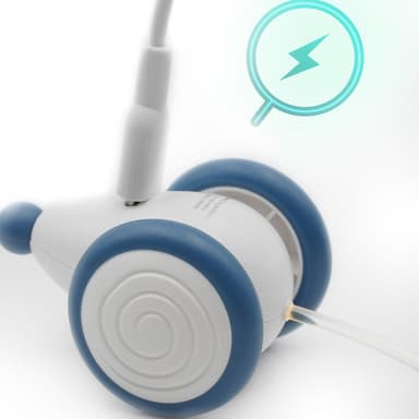 Wicked Mouse interaktiv kattleksak mus Orange/Vit