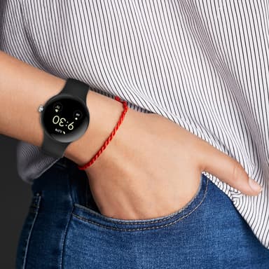Stora silikonarmband för män Kompatibel med Google Pixel Watch 1/2 Sva