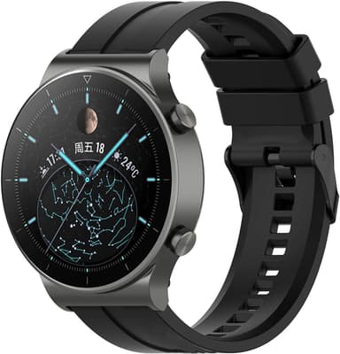 Huawei Watch GT2 Pro armband silikon Svart
