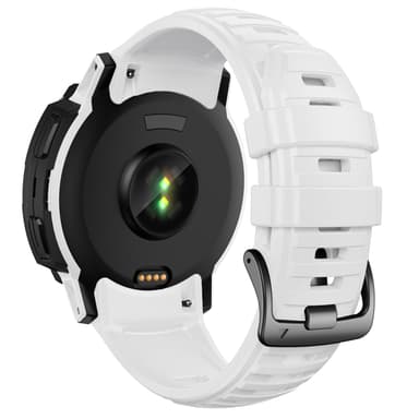 Silikon Quick-Release klockarmband för Garmin Instinct 2X 26mm Vit