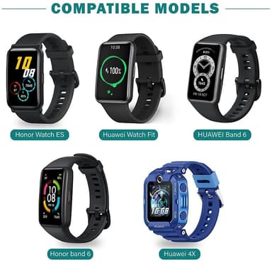 Huawei Watch Fit / Honor / Band / 4X Laddare ABS USB Svart