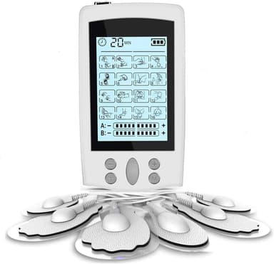 TENS-apparat med muskelstimulering Vit