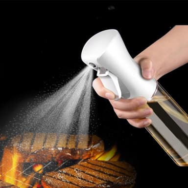 Glas sprayflaska för olja 200 ml Svart