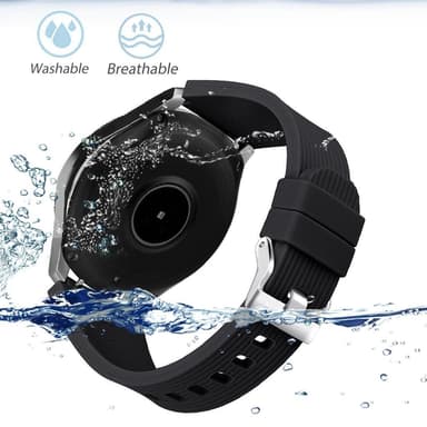 Armband Samsung Galaxy Watch 46 mm silikon svart L