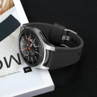 Armband Samsung Galaxy Watch 46 mm silikon svart L