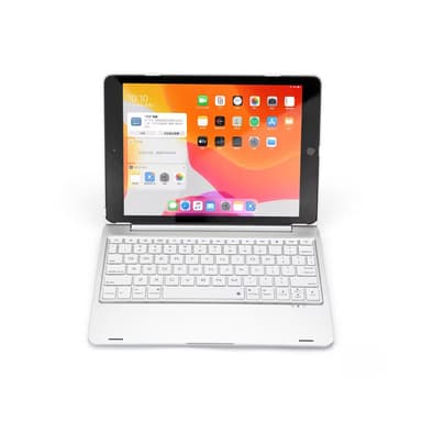 Bluetooth tangentbord med skydd iPad 10.2""/10.5"" Silver