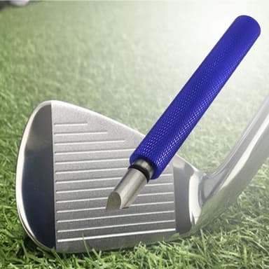 Groovevässare för golfklubbor Blå