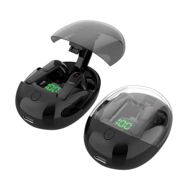 Trådlösa in-ear-hörlurar Bluetooth 5.3 Touch TWS Pro-One Svart