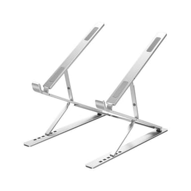 Fällbart laptopställ i aluminiumlegering Silver