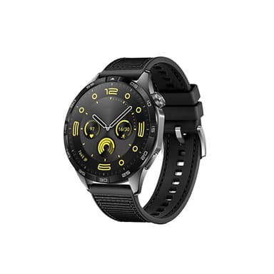Silikon klockremsbyte till Huawei klocka GT4 46mm Garmin/Samsung Svart