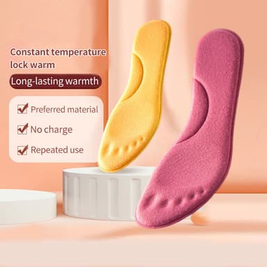 Självuppvärmande innersula med konstant temperatur 1 par Fuchsia