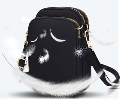 Crossbody mobilväska Svart