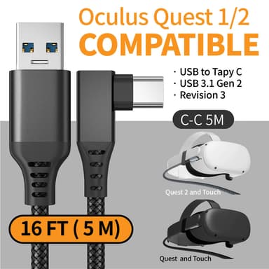 Linkkabel Oculus Quest 2 USB-C/USB-A 5 m