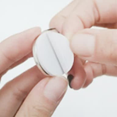 10-pack superstarka neodymmagneter med självhäftande baksida Silver 20