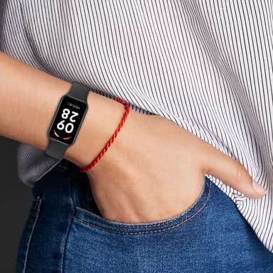 Armband för Xiaomi Smart Band 8 Active, Redmi Band 2 Svart