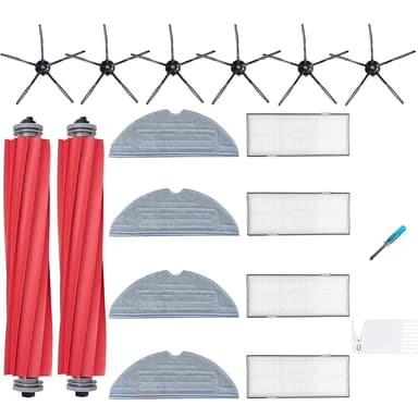Tillbehör 18 delar Roborock S7/S7 Plus/S7 MaxV/S7 MaxV Ultra