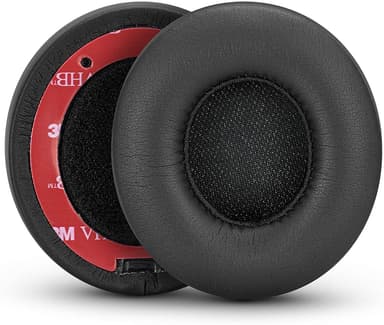 Öronkuddar för Beats Solo 2/3 PU-läder 1 par Svart
