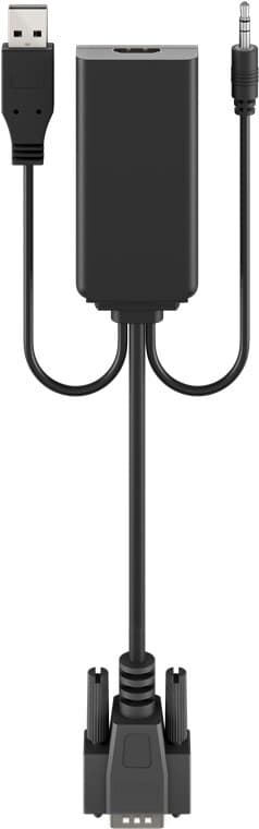 VGA till HDMI™-omvandlare med 3,5 mm jack-ljud
