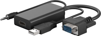VGA till HDMI™-omvandlare med 3,5 mm jack-ljud