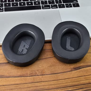 Kylande öronkuddar för JBL E65BTNC Duet NC LIVE650 660 BTNC Svart