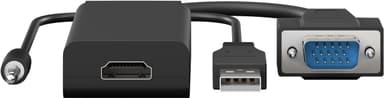 VGA till HDMI™-omvandlare med 3,5 mm jack-ljud