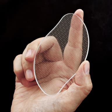 Fotfil i glas Transparent