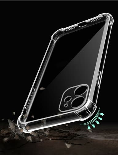 iPhone 12 Mini skal TPU Transparent