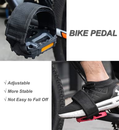 Pedalremmar till cykel 1 par