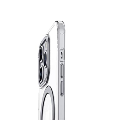 Magnetiskt skyddande telefonfodral med osynligt stativ som är kompatib