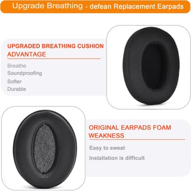 Öronkuddar för Sennheiser HD 4.50BT/ HD 4.50/ HD 4.50BTNC/ HD 4.50SE S