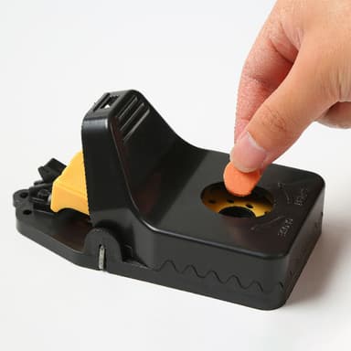 Musfällor för hemmet 4-pack Svart L