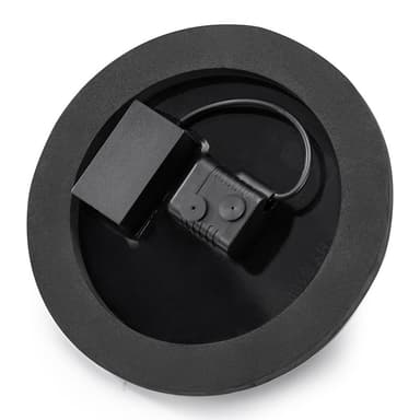Vattenfontän soldriven 18 cm Svart