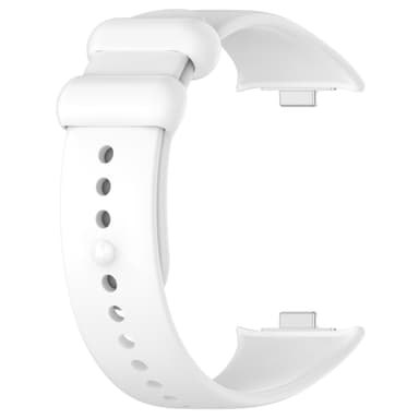 Silikonarmband med skyddsfodral för Xiaomi Band 8 Pro Vit