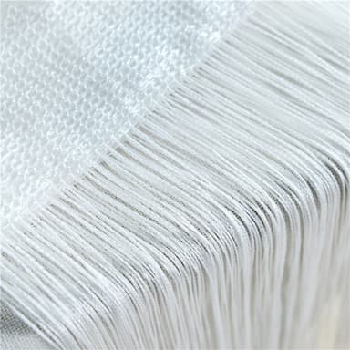 Fransgardin draperi 100x200 cm 1 par Vit