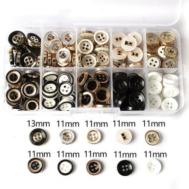 Kläder Dekorativ knapp Kappa Button Hantverksmaterial Modell D