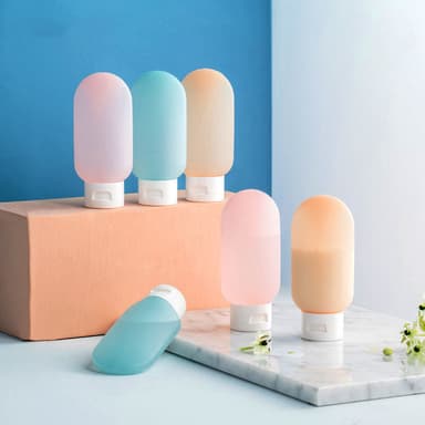 Reseflaskor 4-pack Flerfärgad