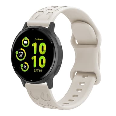 18 mm silikon klockarmband för Garmin Forerunner 265S, Fossil GEN6, Hu