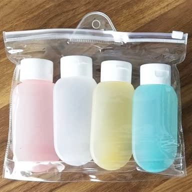Reseflaskor 4-pack Flerfärgad