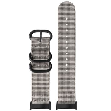 Nylon klockremsbyte för Fitbit Charge 5 Grå