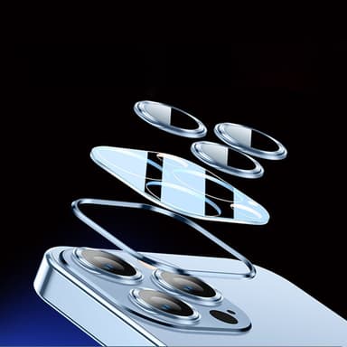 Telefonfodral med linsskydd Svart iPhone 14 Pro